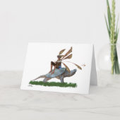 Jongen die vliegen op de Kaart van de schildpad (Voorkant)