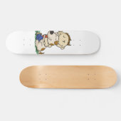 Jongen die zijn hond liefdevol omhelst | Achterkle Persoonlijk Skateboard (Horizontaal)