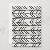 Jongen dinosaur-verjaardagsuitnodiging kaart (Achterkant)