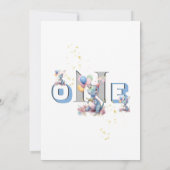 Jongen Dinosaurus Gepersonaliseerde Foto Eerste Ve Bedankkaart (Achterkant)