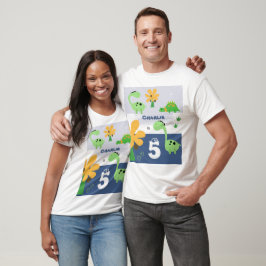 Jongen Dinosaurus Jurassic Verjaardagsfeest T-shirt