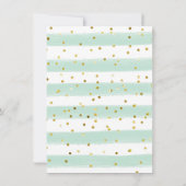 Jongen Dinosaurus Verjaardag Gouden Munt Blauwe Ui Kaart (Achterkant)