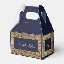 Jongen Doop Navyblauw Vintage Gouden Rozen Elegant