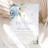 Jongen doop uitnodiging, eerste communie uitnodigi kaart