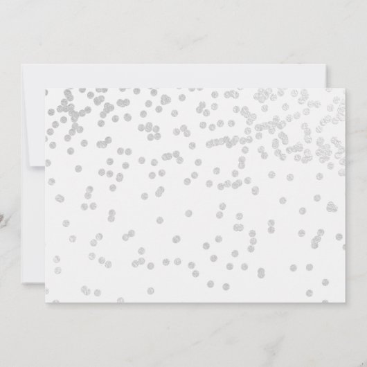 Jongen Doop Uitnodiging Fotokaart Marine Zilver (Achterkant)