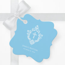 Jongen doopt baby Blue Cross in Crest-dop
