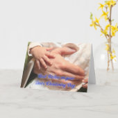 Jongen doopt kaart (Gele Bloem)