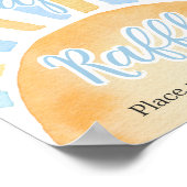 Jongen Een Kleine Straal van Zonneschijn Luier Raf Poster (Hoek)