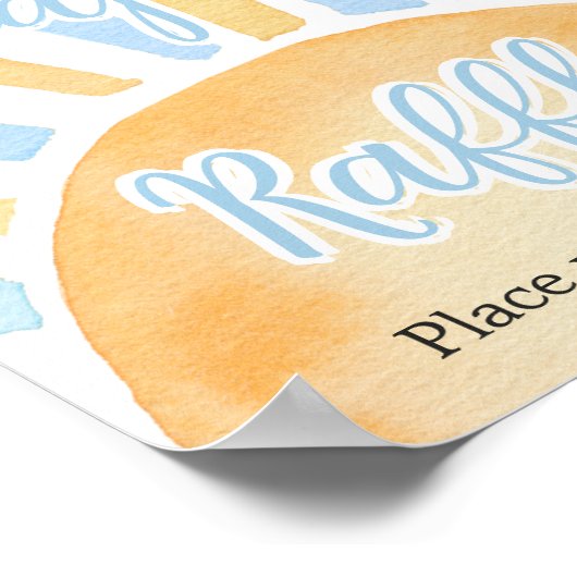 Jongen Een Kleine Straal van Zonneschijn Luier Raf Poster (Hoek)