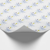 Jongen Eerste Communie, Chalice met host en Grapes Cadeaupapier (Hoek)