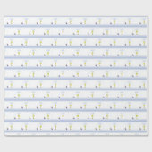 Jongen Eerste Communie, Chalice met host en Grapes Cadeaupapier (Vlak)