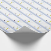 Jongen Eerste Communie, Chalice met host en Grapes Cadeaupapier (Hoek)