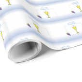 Jongen Eerste Communie, Chalice met host en Grapes Cadeaupapier (Rol Hoek)