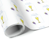 Jongen Eerste Communie, Chalice met host en Grapes Cadeaupapier (Rol Hoek)
