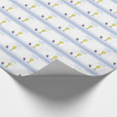 Jongen Eerste Communie, Chalice met host en Grapes Cadeaupapier (Hoek)