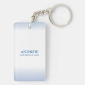 Jongen Eerste Communie, Chalice met host en Grapes Sleutelhanger (achterkant)