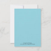 Jongen eerste communie kaart (Achterkant)