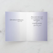 Jongen, eerste communiqué-felicitaties kaart (Binnen)