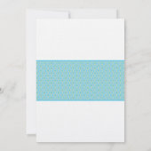 Jongen eerste communiqué-uitnodiging - blauw kaart (Achterkant)