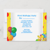 Jongen eerste geboorte 1e trein foto dierentuin kaart (Achterkant)