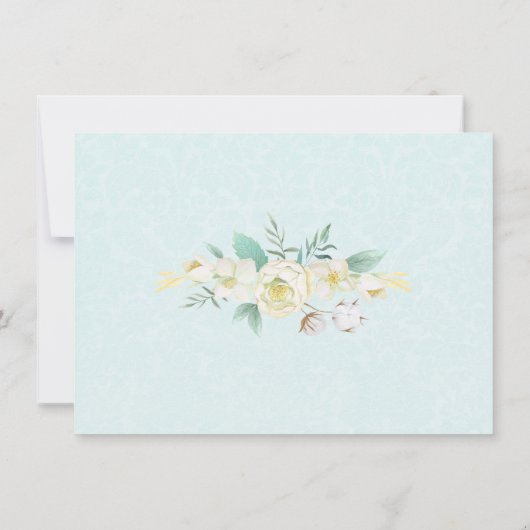 Jongen eerste Heilige Communie Dank je kaart met f (Achterkant)