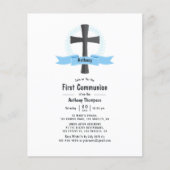 Jongen eerste Heilige Communie Flyer (Voorkant)