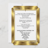 Jongen eerste Heilige Communistische Witte Kruis 2 Kaart (Achterkant)