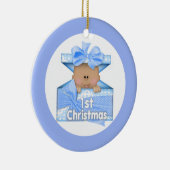 Jongen eerste kerkerst 2 keramisch ornament (Rechts)