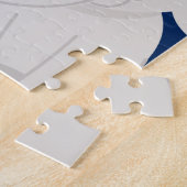 Jongen Elephant Navy Blue Specialized Kinderen Legpuzzel (Zijkant)