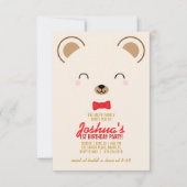 jongen ELKE LEEFTIJD teddy BEAR PICNIC verjaardags Kaart (Voorkant)