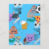 jongen emoji briefkaart (Voorkant)