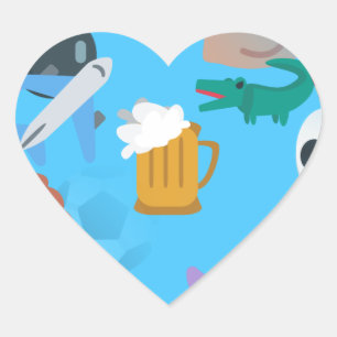 jongen emoji hart sticker