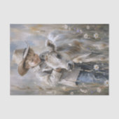 Jongen en babykalf decoupage tissuepapier (Voorkant)