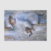 Jongen en boerderijhond Decoupage Tissuepapier (Voorkant)