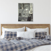 Jongen en de Bubble 1990 Canvas Afdruk (Insitu (Slaapkamer))