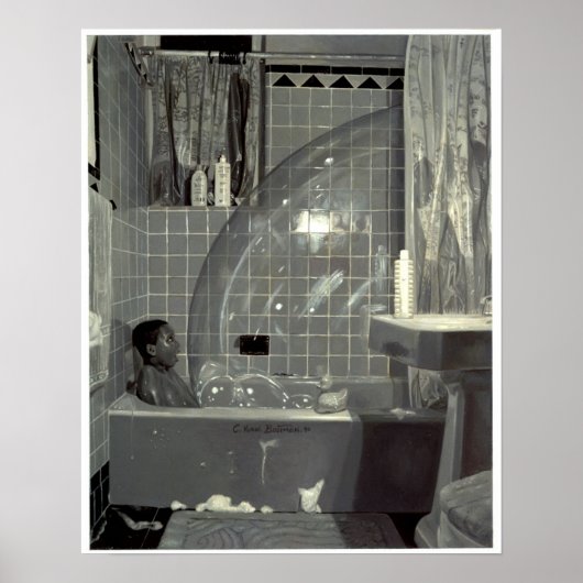 Jongen en de Bubble 1990 Poster (Voorkant)