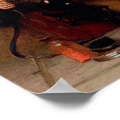 Jongen en Dog Art Poster (Hoek)