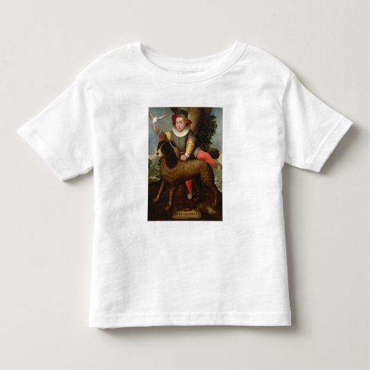 Jongen en Dog, "Bibius Vincit" Kinder Shirts (Voorkant)