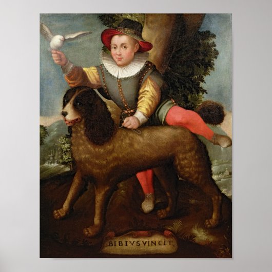 Jongen en Dog, "Bibius Vincit" Poster (Voorkant)