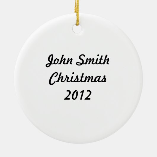 Jongen en Dog kerstversiering Keramisch Ornament (Achterkant)