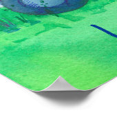 Jongen en Dog Laten we spelen Poster (Hoek)