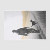 Jongen en Hond Platteland Decoupage Tissuepapier (Voorkant)