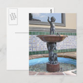 Jongen en kikkerfontein door Raffaello Romanelli Briefkaart (Voorkant / Achterkant)