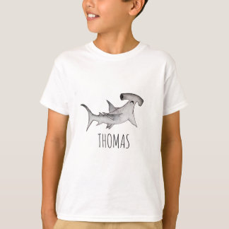 Jongen en Kinder eenvoudige moderne Hammerhead Sha T-shirt