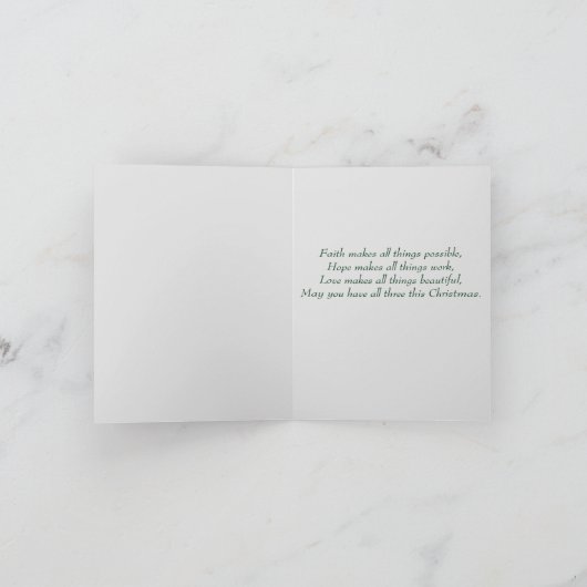  jongen en meisje in Swing Christmas Kaart (Binnen)