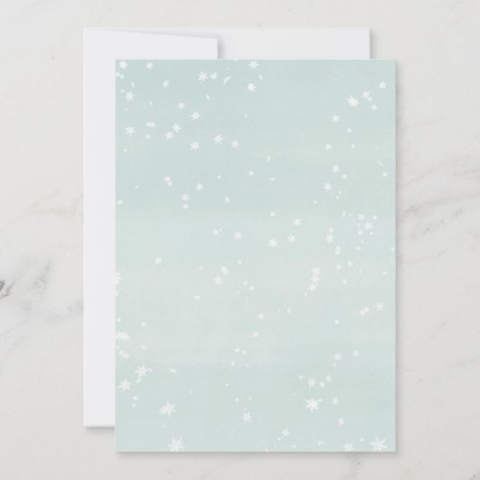 Jongen en meisje tweeling Winter Christmas baby sh Kaart (Achterkant)