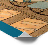 Jongen en meisje uit de jaren '20 in het najaar poster (Hoek)