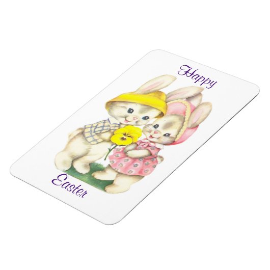 Jongen en meisjes Bunnies Magnet Magneet (Linkerzijde)