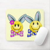 Jongen en meisjes Bunny Face Mousepad Muismat (Met muis)