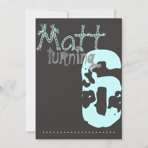 Jongen en meisjes Gymnastics Birthday Invitation Kaart